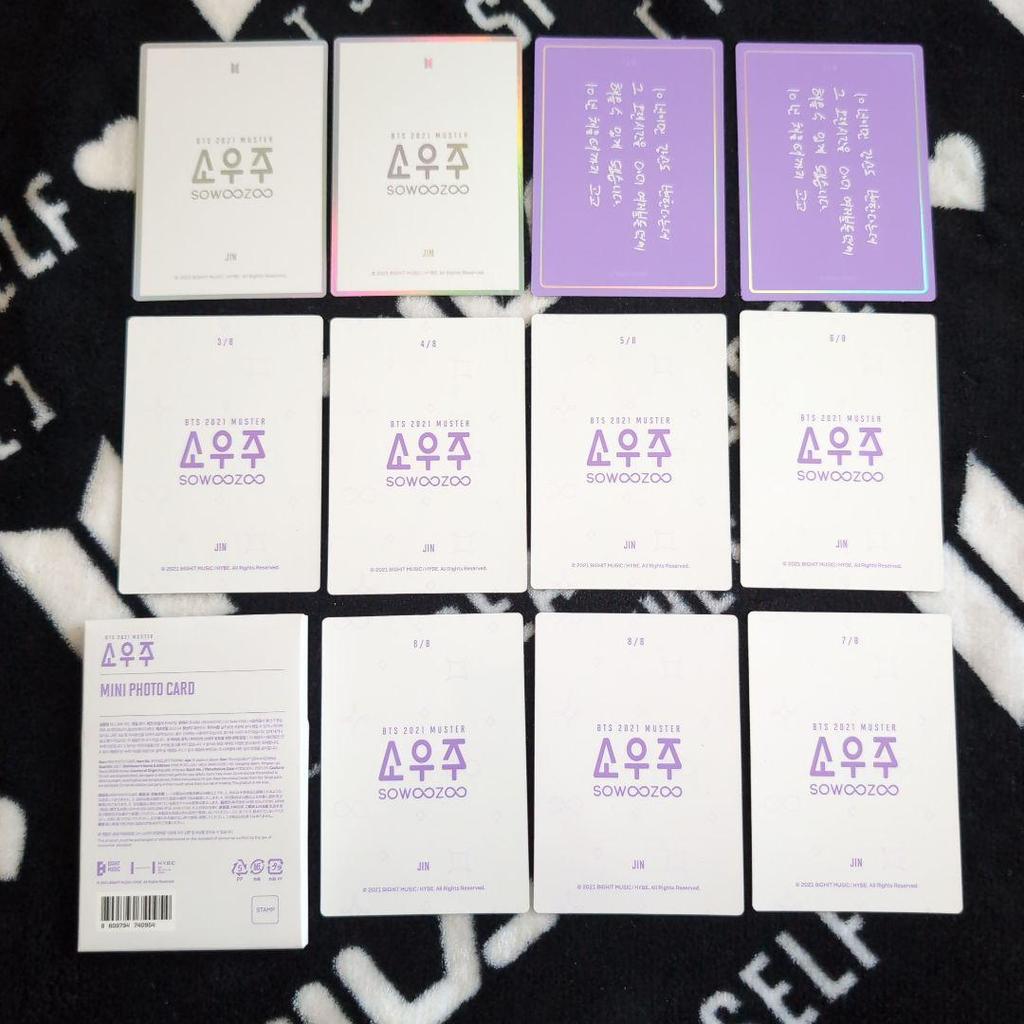 [USED] BTS Jin Souju Mini Photo