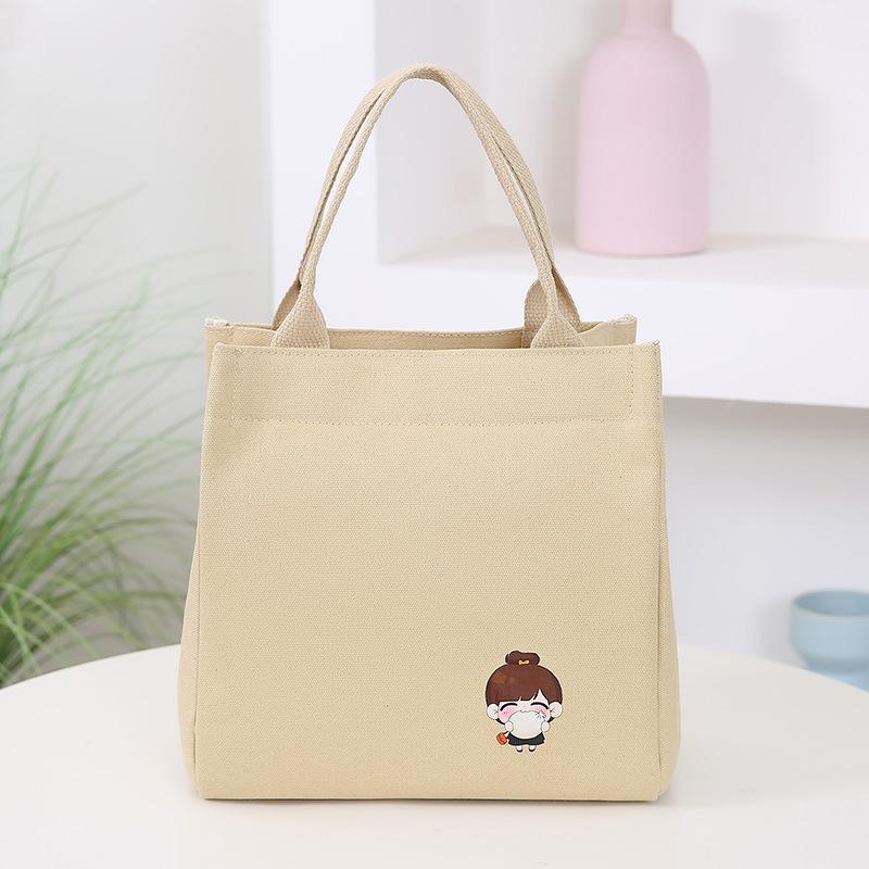 

1 шт. Японская мультяшная сумка-ланчбокс с плюшевым мишкой, большая вместительная сумка-тоут, милая сумка для бэнто, сумка для альпинизма, рождественские подарки хаки