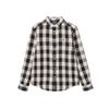 Polo Casual Shirt Cotton Plaid Long Sleeve Kids Kids Tops 323980976-001