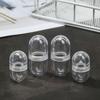 5Pcs/set Transparent Portable Drug Container Storage Box Pill Cases Empty Capsule Shell Medicine Splitters Bottle