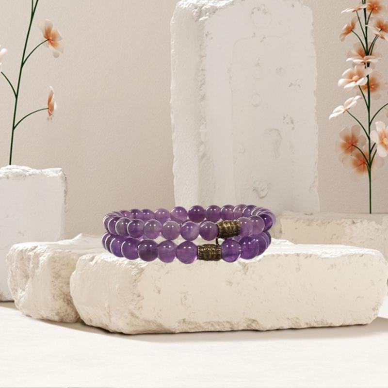 Tree Charm Bracelet Set Agates Bead  Stone Bracelets for Women Man Leaf Pendant Bangles Jewelry Gift