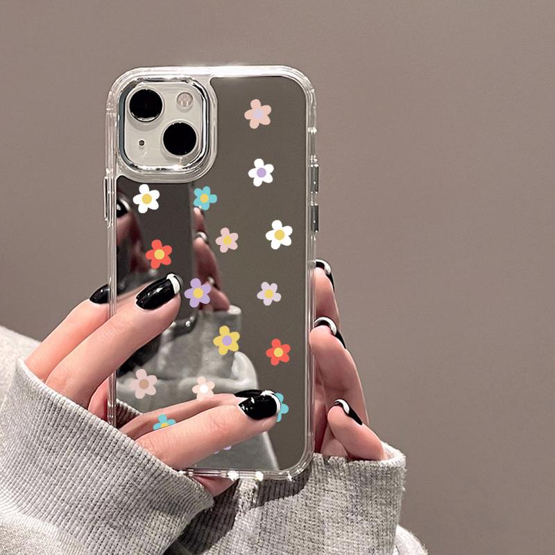 Moon Light Clouds Stars Mirror Phone Case For iPhone 11 Case iPhone 13 14 15 12 16 Pro Max X XS Aesthetic Back Cover Soft Funda