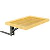 Wooden Foldable Bedside Shelf 12.91x8.66in Top Bunk Bedside Table Tray No Drilling Nightstand Organizer Tray for Dorm Room Home