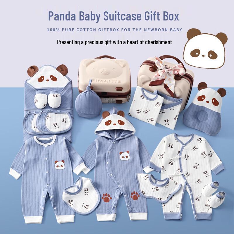 INSAHO Reines Baumwoll-Geschenkset für Neugeborene