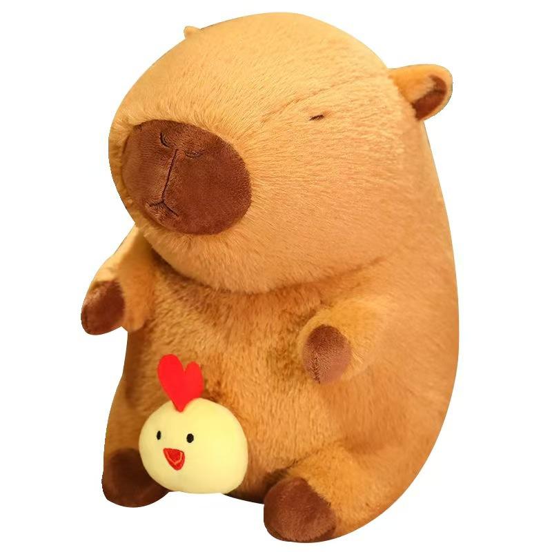 Large Capybara Plush Doll Pillow - Cute Gift for Girls' Sleep