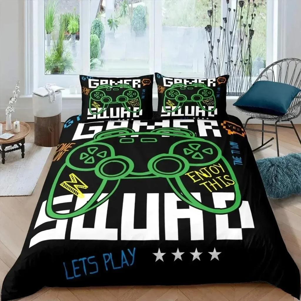 Luxury New 3D Print Game Comfortable Duvet Quilt Cover Pillowcase Bedding Set Children Bedroom Decoration Home Textile
