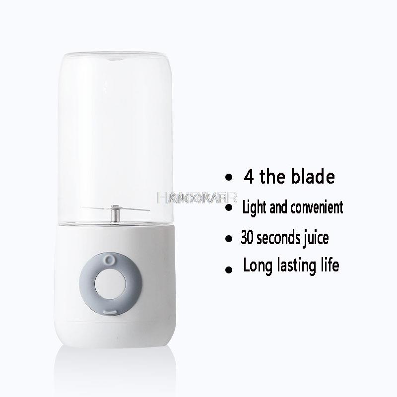 Handheld Blender Portable Juicer Mixer USB Chargeable Electric Kitchen Food Processor 500mL Quick Juicing Fruit Cup
