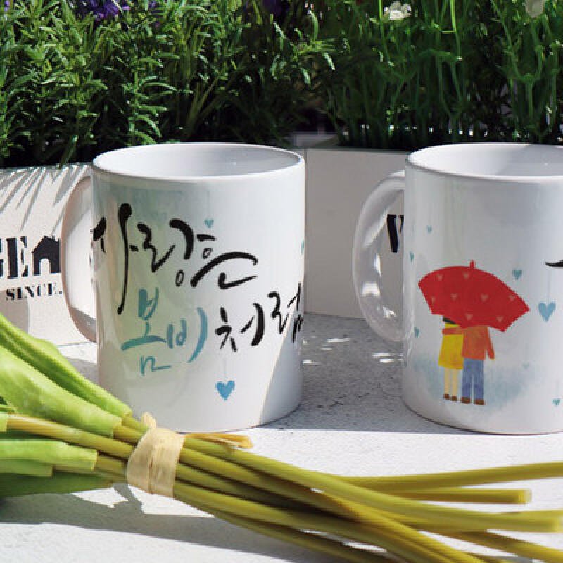 tm238-Design Mug 2p-Love is like spring rain