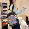 New Japanese Plaid Ins Cute Simple College High School College Travel Backpack Junior High School Girls Backpack