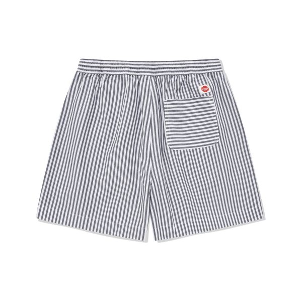 Covernat Loose Fit Casual Elastic Waist Striped Regular Shorts Women shorts Navy-Blue CO2302SO73NA