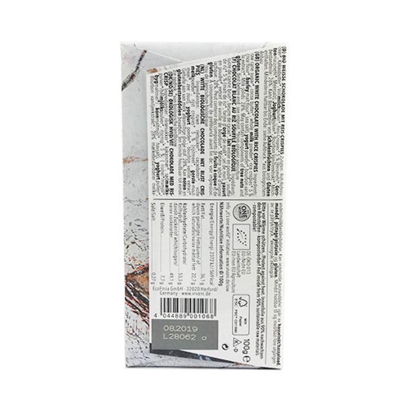 Vivani Crispy White Chocolate 80g