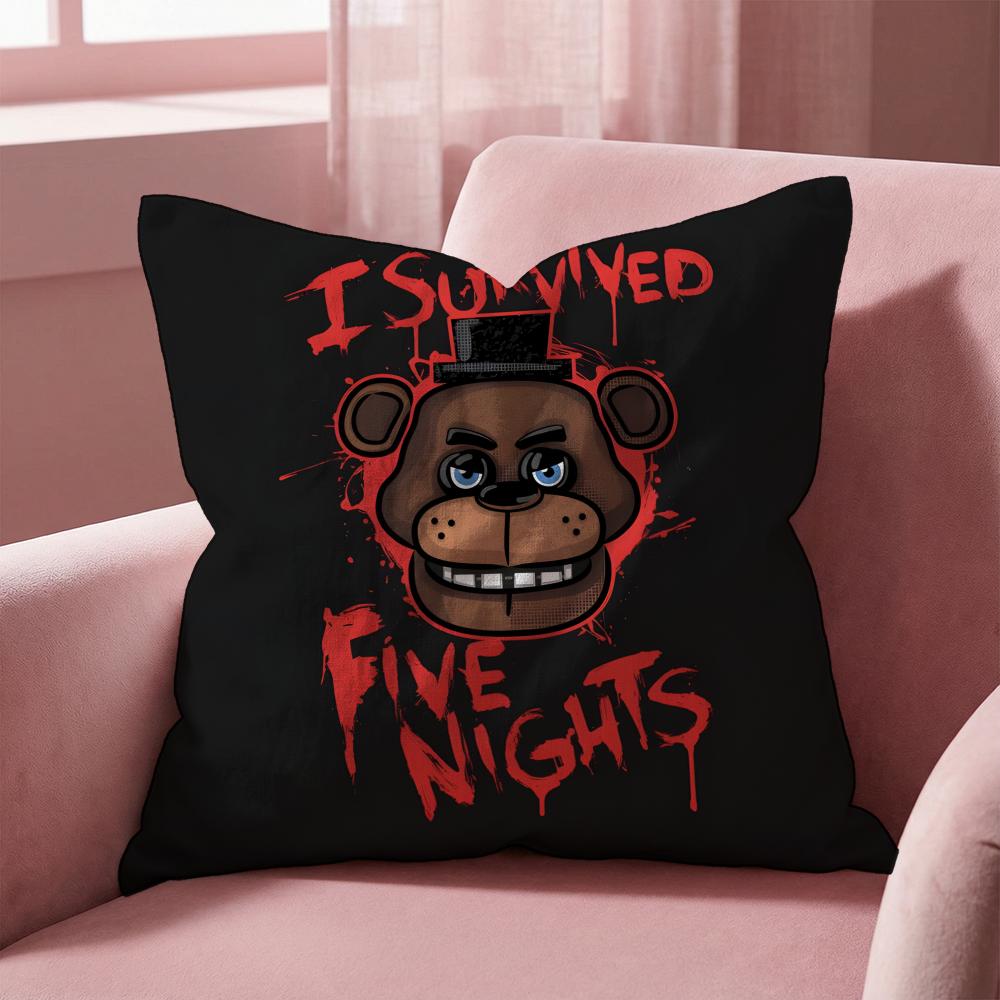 F-Five Nights At Freddy's GAME Cushion Cover Multi-Scene Pillow Cover for Home & Car - Reversible, Soft & Durable for Daily Use