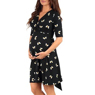 Maternidade Verão Feminino manga curta listrada Sólidos retalhos camisetas Amamentação Roupa enfermagem tops para as mulheres grávidas Maternidade Verão Feminino manga curta listrada Sólidos retalhos camisetas Amamentação Roupa enfermagem tops para as mulheres grávidas