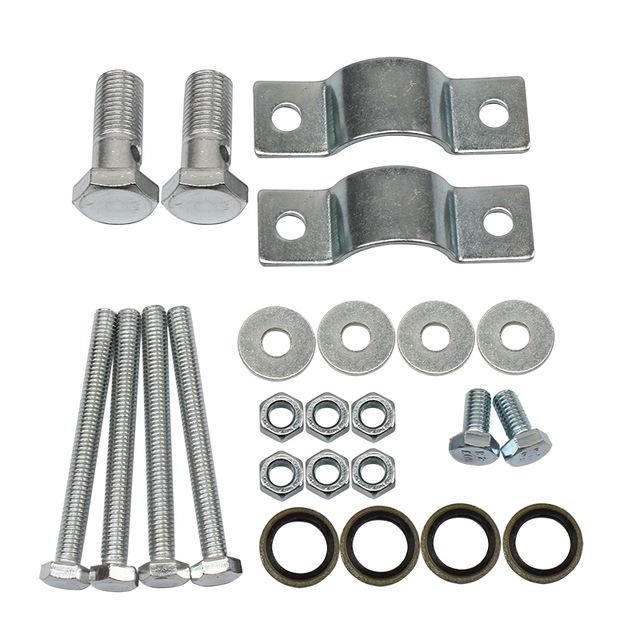 Motorcycle & ATV Oil Cooler Kit: Engine Radiator with Fan for 125CC-250CC