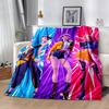 Future Fashion Icons Blanket Soft Warm Cozy Great for Couch Seaside Office Four Seasons Multipurpose Modern Style