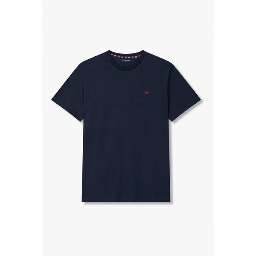 Emporio Armani Men S Eagle Embroidery ShorT Sleeve T ShirT 0815334002 L(105)