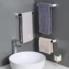 Towel Rack, No Need for Drilling, Bathroom Suction Cup Hanging Rack, Bath Towel Rack, Single-pole Storage Rod