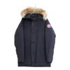 CANADA GOOSE 3438JM Navy Jasper Coyote Fur Down Jacket Jacket M NavyUsed