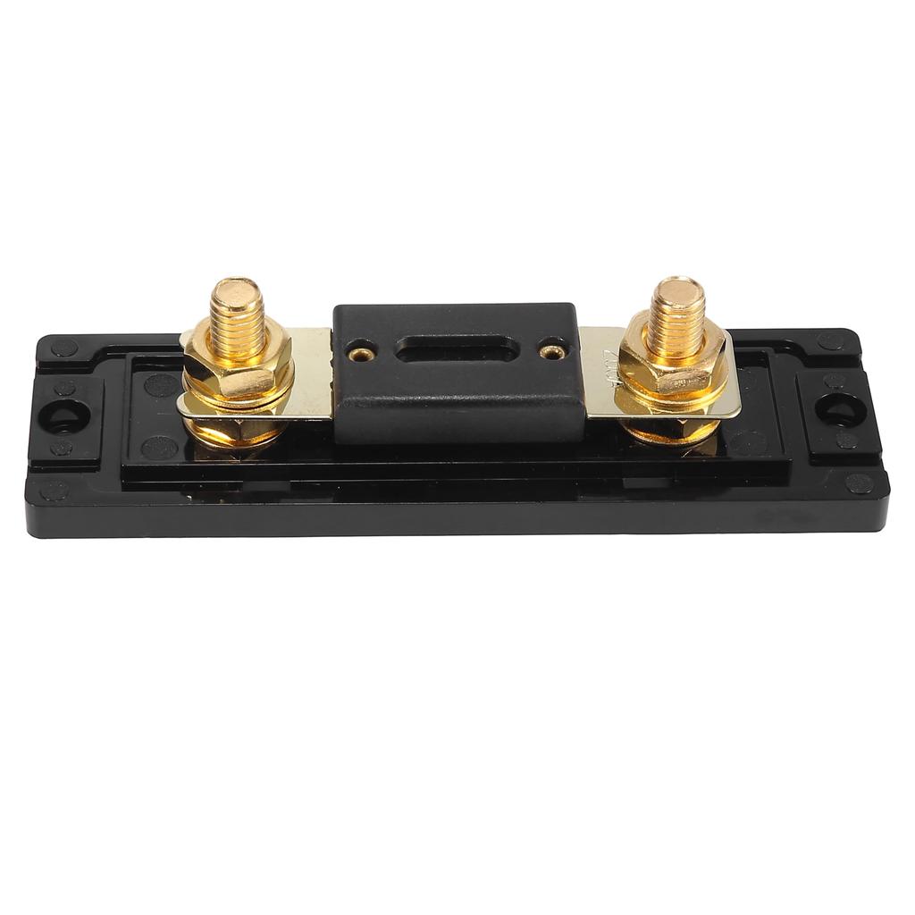 X AUTOHAUX Fuse Holder Fuse Tube Black ANL Fuse Inline Holder for Car Audio Video Stereo 200A