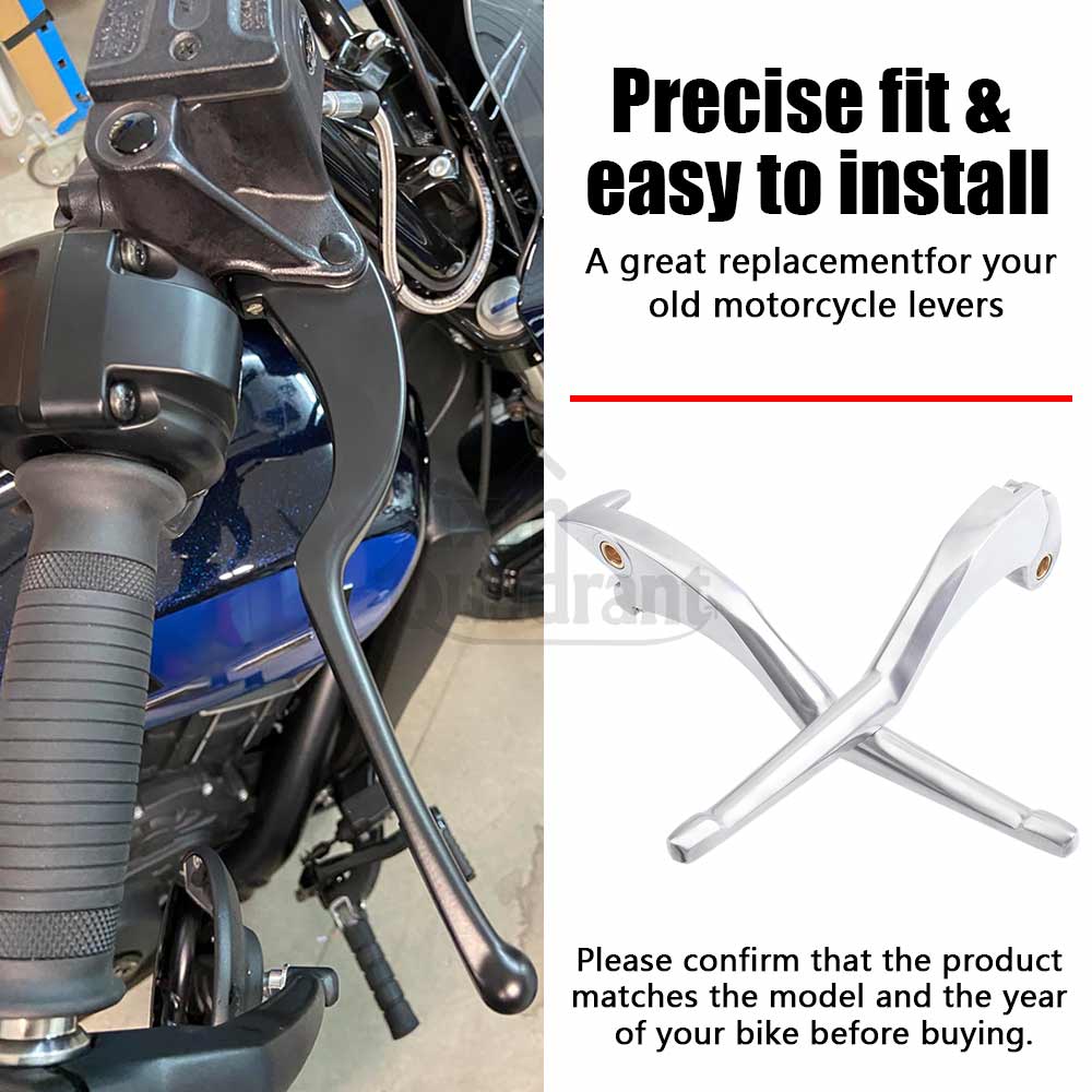 For Indian Scout Bobber Sixty with ABS 2017 2018 2019 2020 2021 Motorcycle Accessories Black/Silver Brake Lever Clutch Lever