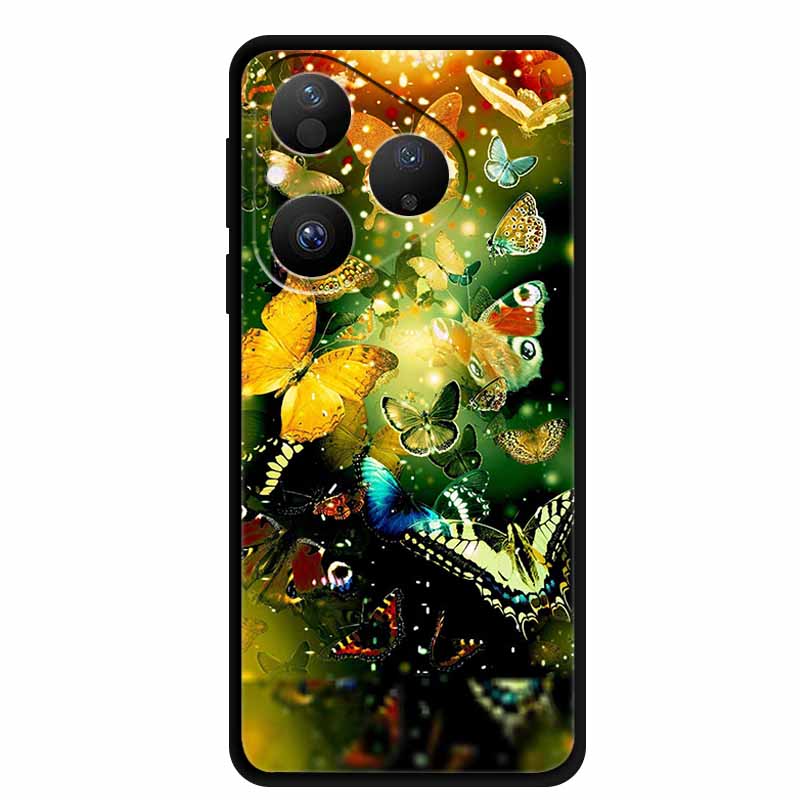 Back Cover For Huawei Pura 80 Cases Fashion Black Protective TPU Silicone Cover Cases for Huawei Pura 80 Phone Case Shell Pura80 Huawei Pura 80