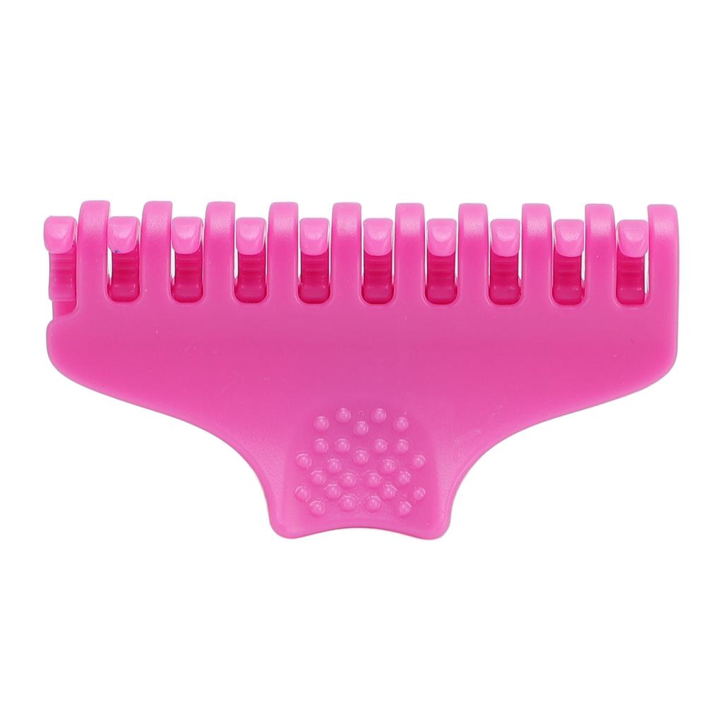 25 Stück Rosa Lockenwickler-Klammer-Set Dauerwellen-Kieferklammern Haarwurzel-Volumen-Clip Flauschiges Styling-Werkzeug für Friseursalon