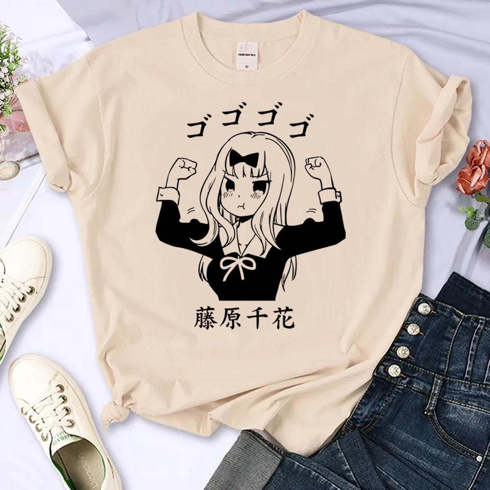 Kaguya Sama Love Is War T Shirt Women Summer Japanese Tshirt Female Japanese Clothes