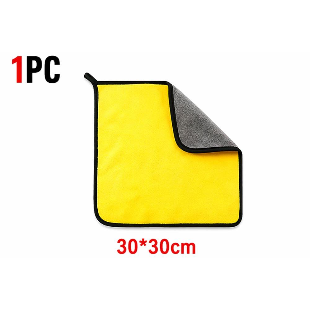 

1/2/3/5 Pcs Microfiber Cleaning Towels Soft Double Layer Quick Dry Cloth for Car Window Mirror Kitchen Wiping Rag