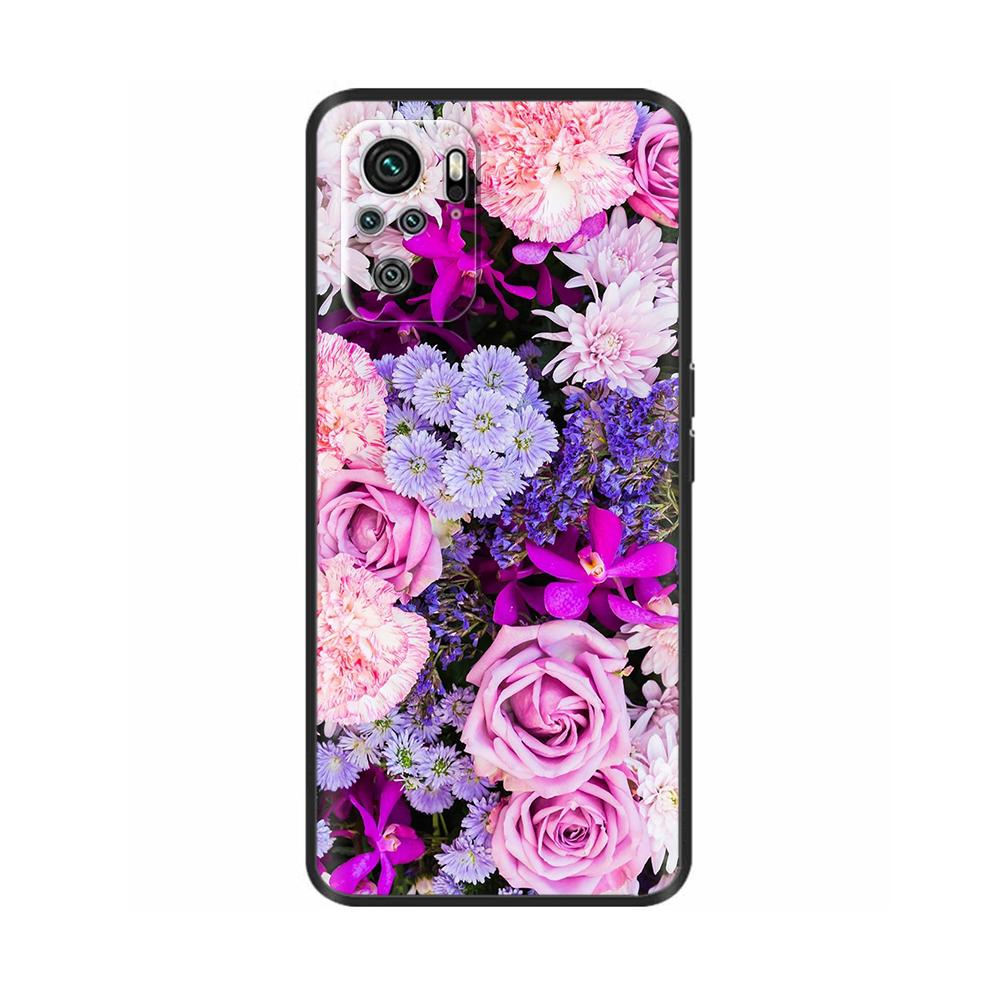 For Redmi Note 10 Case Note 10s Soft Silicone Phone Back Cover For Xiaomi Redmi Note 10 Pro Cases Note10 Cover TPU Shells Fundas