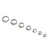 80 x 5.8-21mm Single Ear Plus Stainless Steel Car Hydraulic Hose Clamps O-Clips Pipe Fuel Air