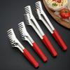 304 Stainless Steel Kitchen Tongs: Food, Pasta, BBQ, Spaghetti, Bread, Vegetables