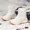 Popular Outdoor High-top Velvet Thickened Snow Boots Thermal Shoes Outdoor Non-slip and Wear-resistant Mountaineering Shoes