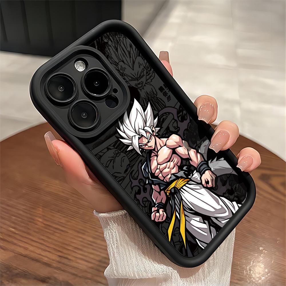 Black Anime Super Saiyans Hot Phone Case For IPhone 17e 17 16e 16 15 14 13 12 11 Air Pro Max Mini XR XS Plus Soft TPU Back Cover