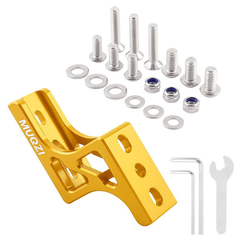 Bicycle Front Bag Bracket Block Bag Bracket for Brompton Dahon Bicycle Front Bracket Installation Adapter Bicycle Accessories золотой