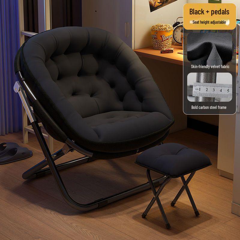 Foldable Recliner Chair: Versatile for Office, Naps, and Dorms - Ideal for Sitting, Sleeping, and Relaxing.