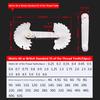 52pcs Blade Screw Thread Tooth Pitch Cutting Steel Gauge Measuring Tool 55 Degree Inch 60 Degree Metric Gauge