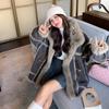 Women's High End Loose Fur Integrated Jacket