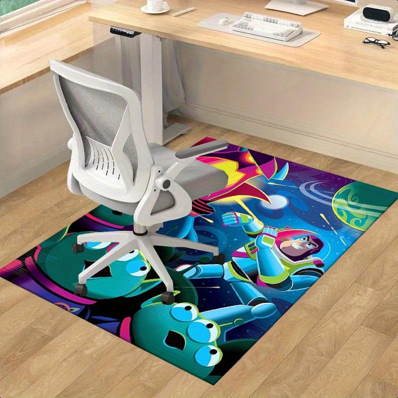 

1pc,Toy Story Buzz Lightyear & Aliens Room Rug, Bedroom Decor Carpet for Friends, Playroom Area Rug, Home Office Desk Chair Mat, Outdoor Rug 60cm by 90cm