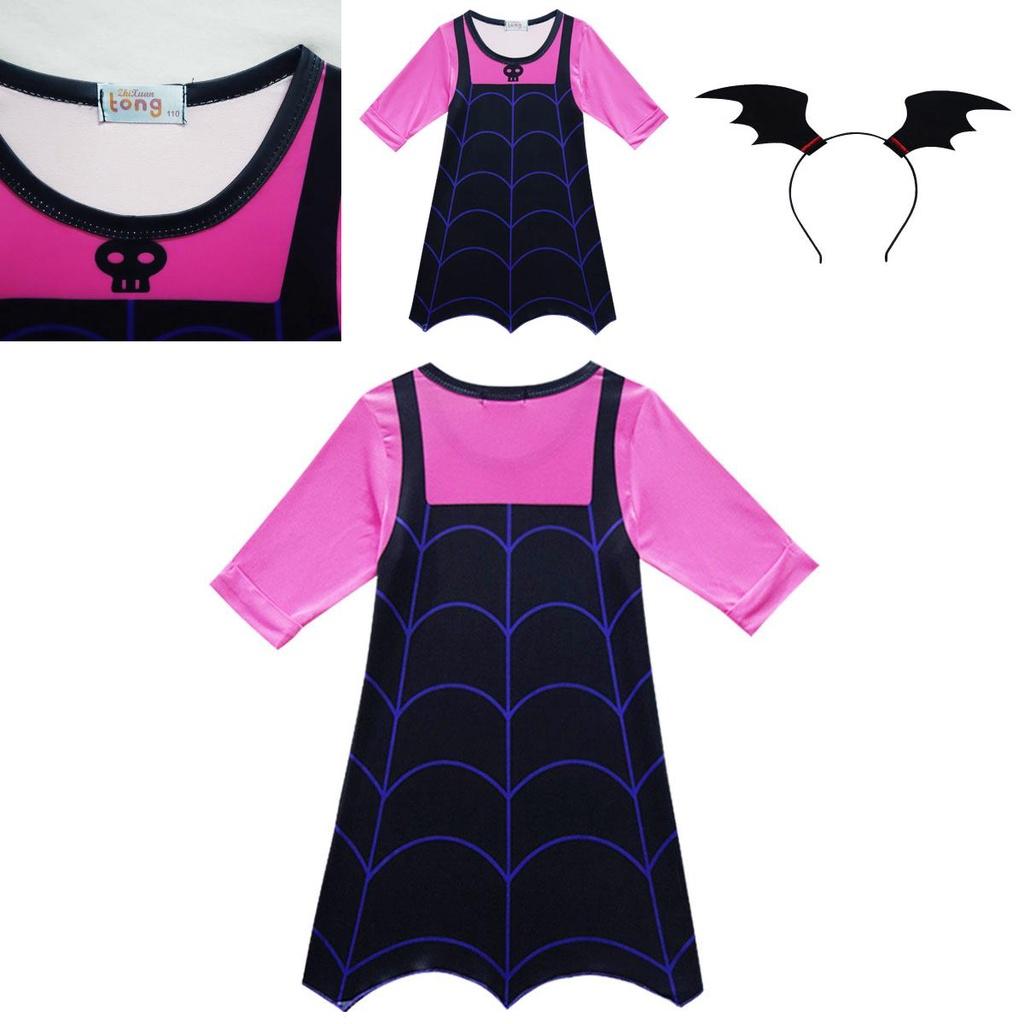Cartoon Vampirina Meisjes Eendelig Sweat Jurkje Met Uitstekend Vakmanschap Voor Vakanties