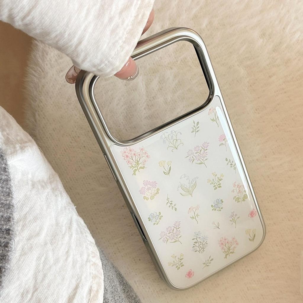 Artistic Flower Phone Case for iPhone 16, iPhone 17, and iPhone 17 Pro Max