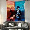 Persona Wall Tapestry Aesthetic Wall Hanging Printed Fabric Blanket Decorative Tapestries for Bedroom Living Room Home Decor