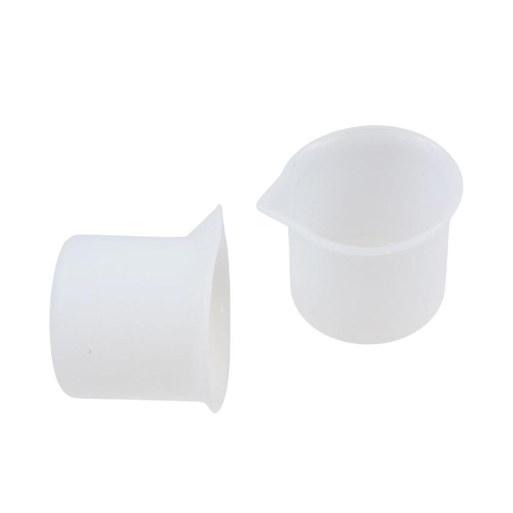 5PCS Translucent Epoxy Resin DIY Cups Mix Cup Graduated Cup Silicone Measuring Cup  Casting Resin