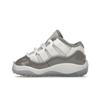 Buty dla niemowląt Air Jordan 11 Retro Low TD Cement Grey Białe University-Blue 505836-140