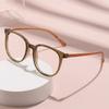 Ultralight Round Frame Reading Glasses for Women Men Blue Light Blocking Eyewear Oversize Retro Farsight Eyeglasses with Diopter