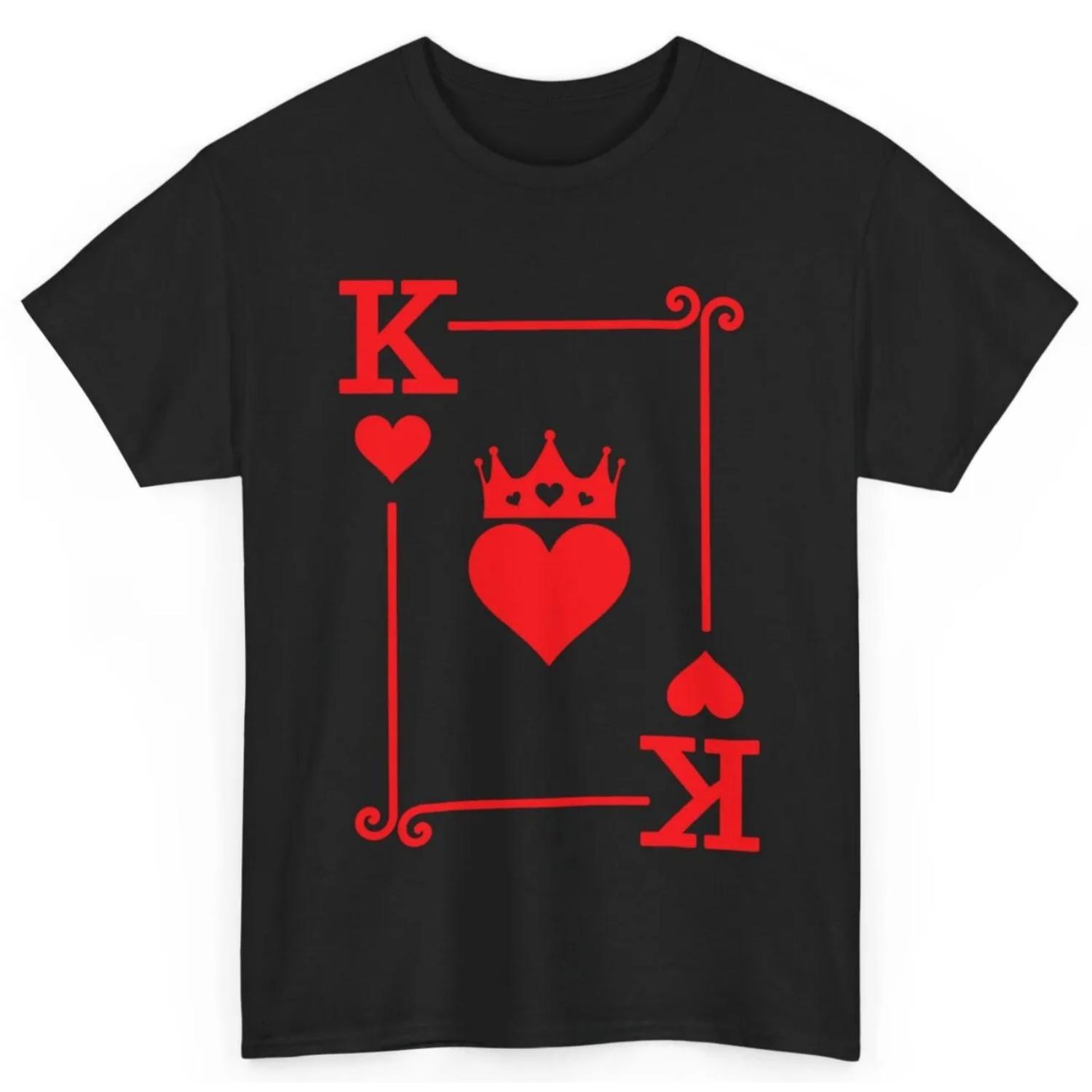 King Hearts Card Costume Playing Cards of T Shirt S