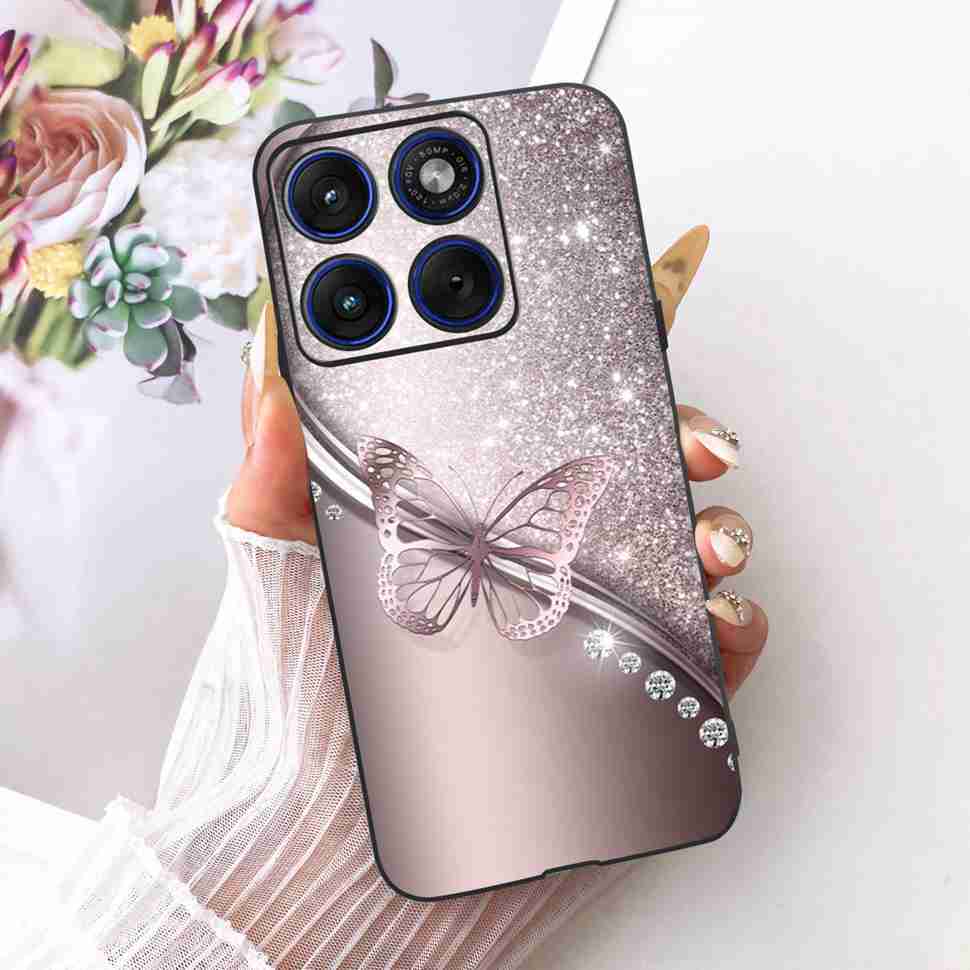 Lovely Cat For Motorola Edge 70 Case Cover Soft Silicone Phone Case For Motorola Edge70 Edge 70 5G Back Cover Bumper