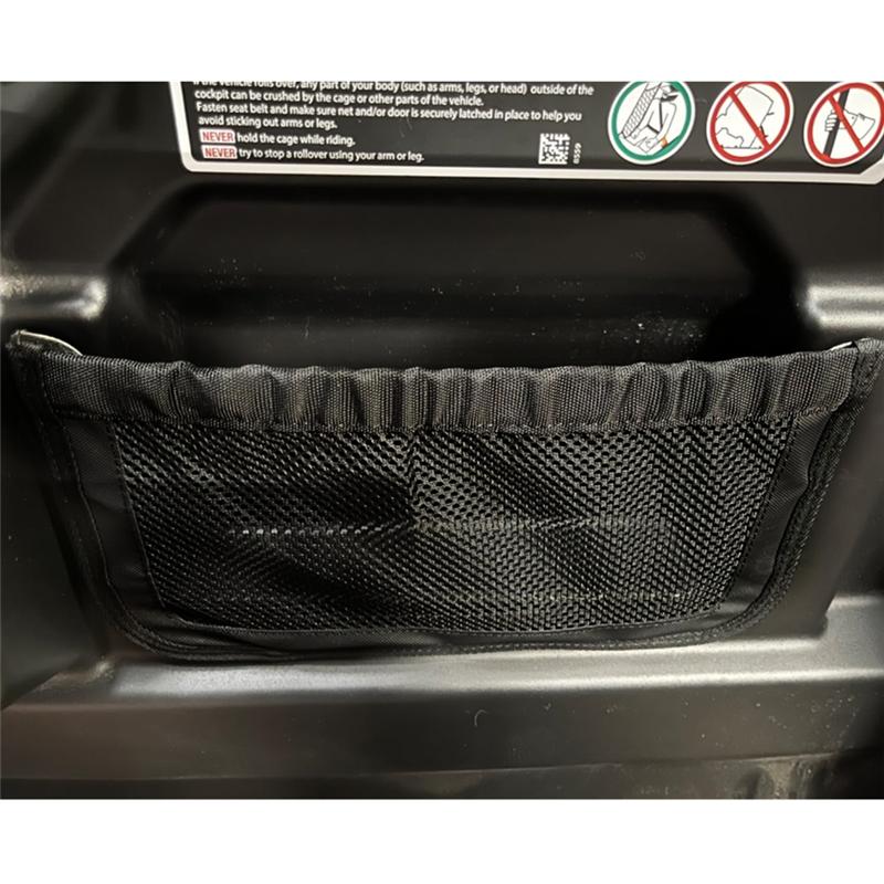 A28G-UTV Rear Backrest Storage Nets For Can Am Defender Max Accessories Replacement 715003019 2 Pack