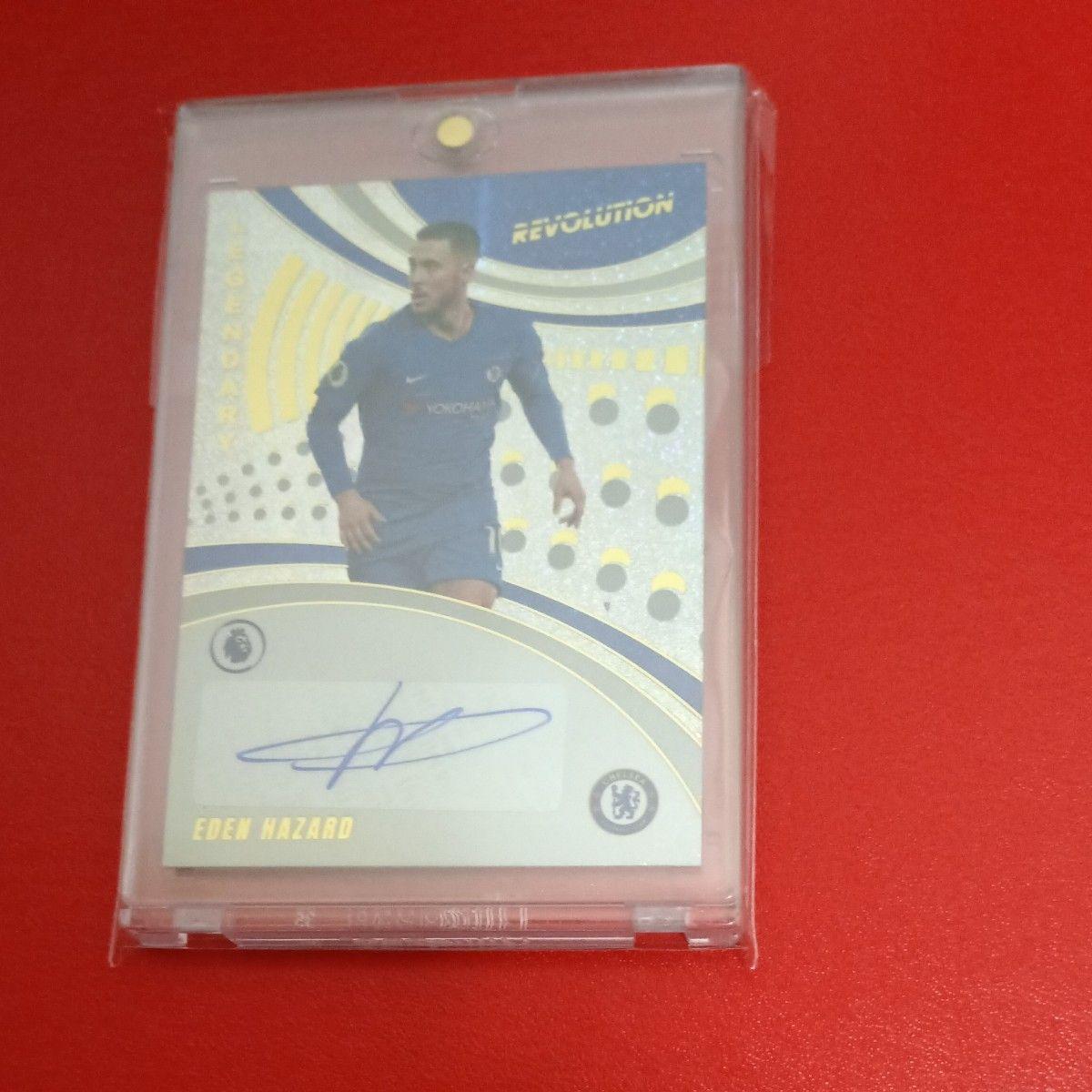 Used Eden Hazard Autographed Card REVOLUTION Soccer