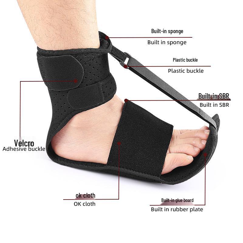 Unisex verstellbare Knöchelbandage Nachtschiene für Fußheberschwäche & Dehnung