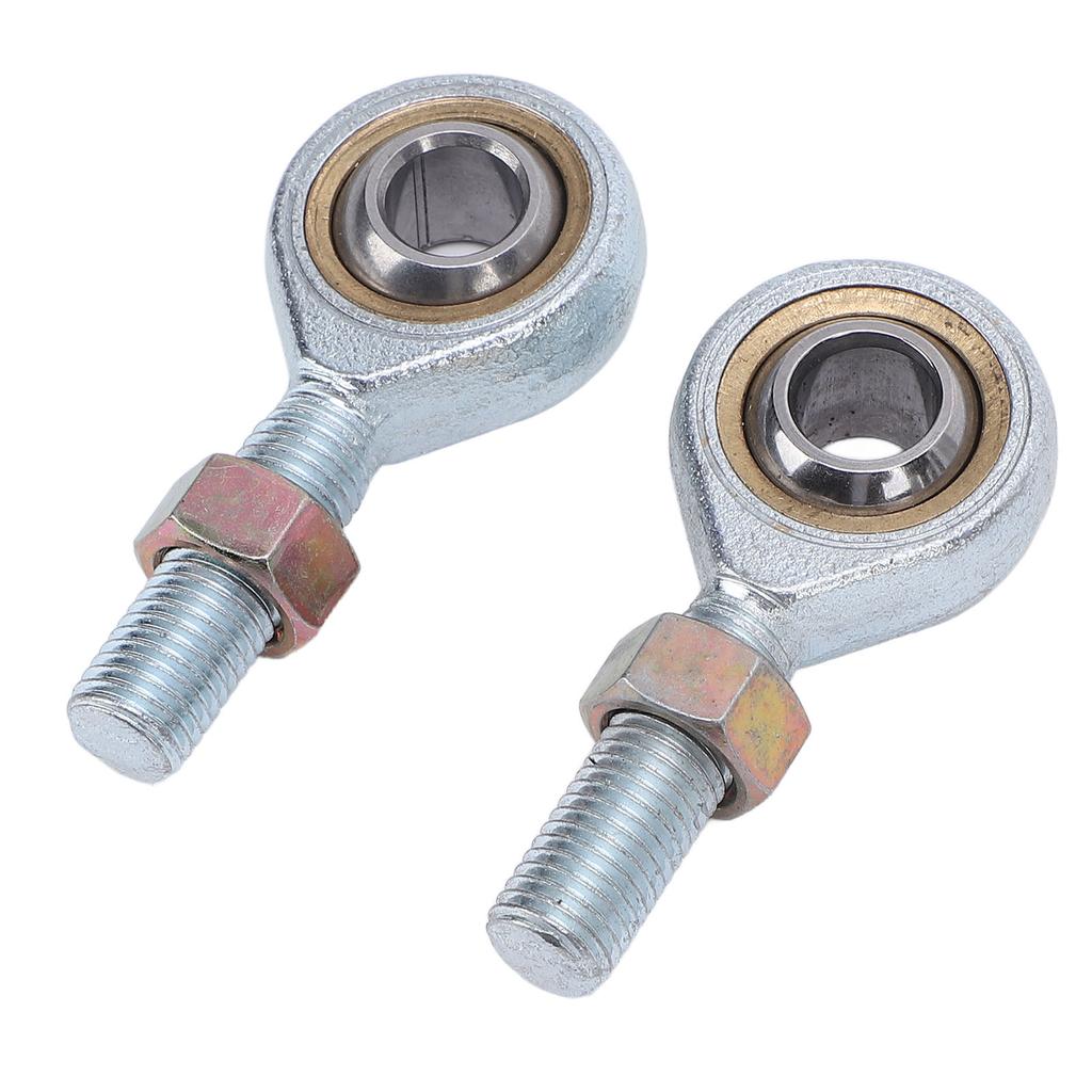 2Pcs M10 Tie Rod End Ball Joint Bearing Steel Alloy Smoother Steering Enhanced Handling for ATV